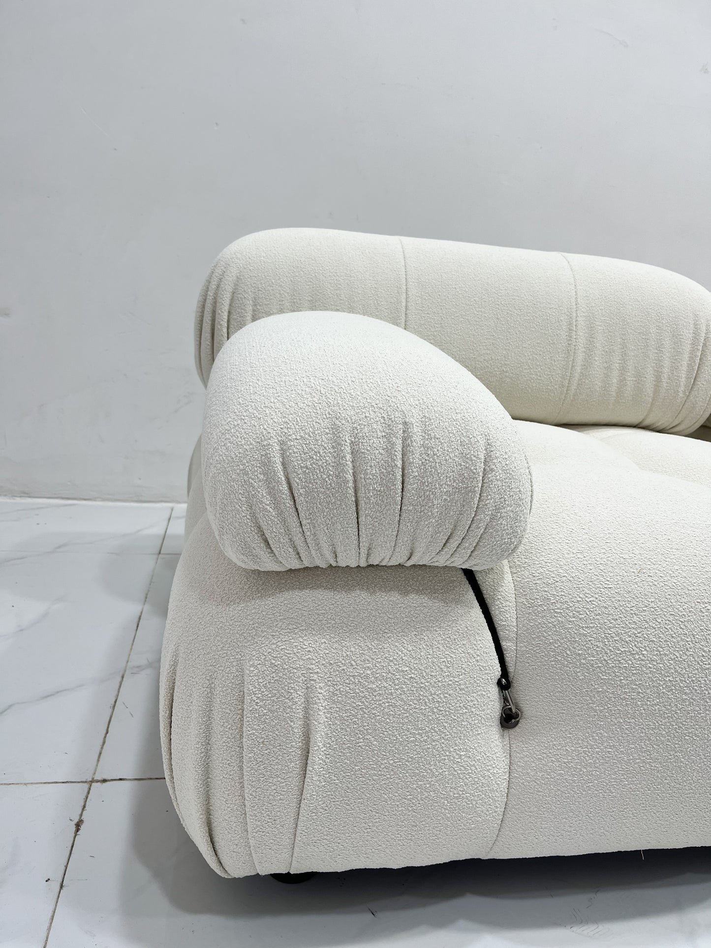 GIA Sofa - White Boucle