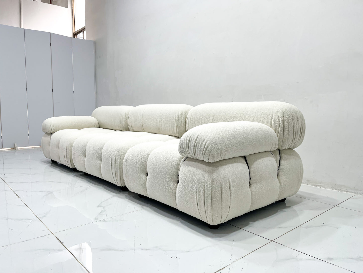 GIA Sofa - White Boucle