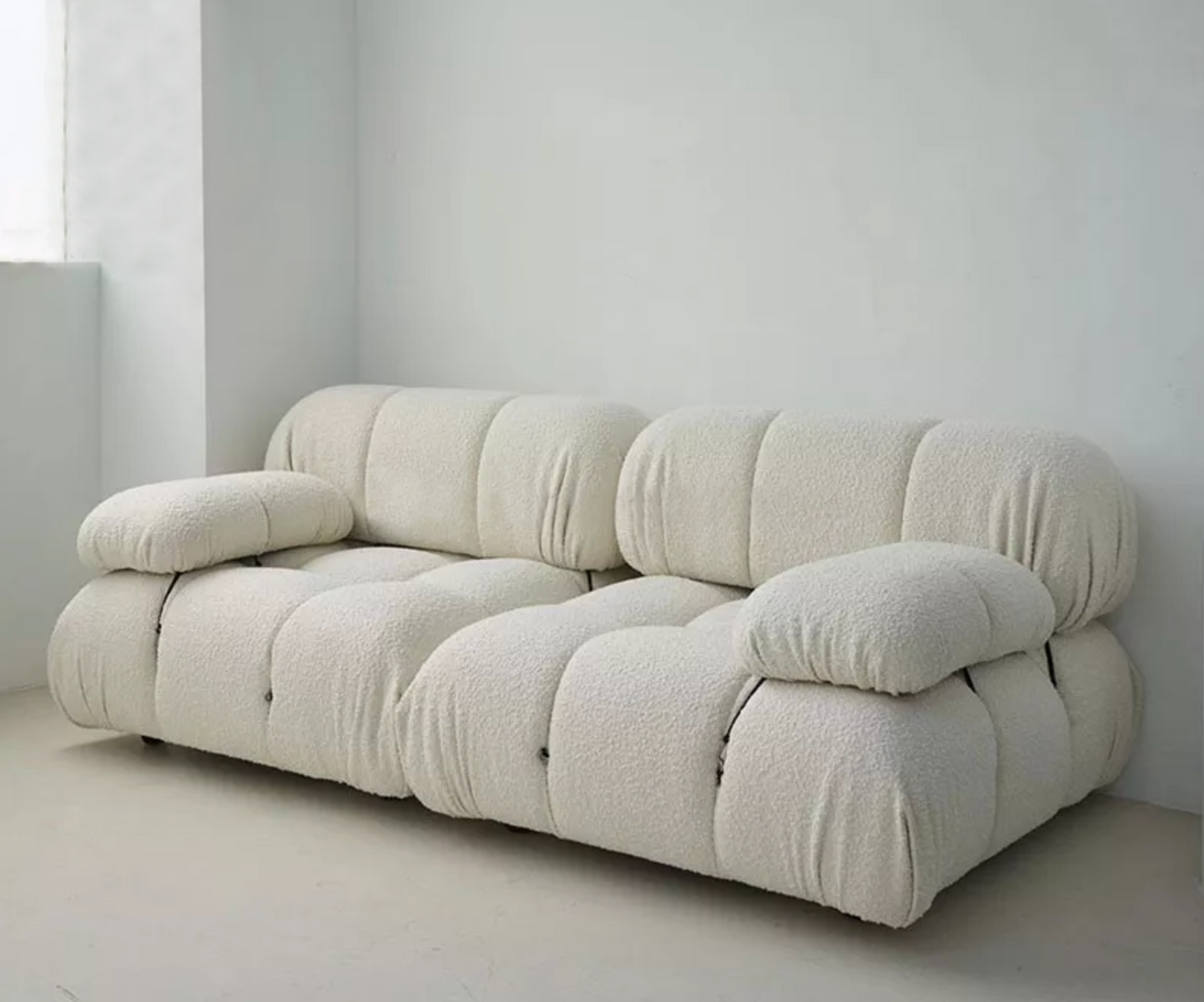 GIA Sofa - White Boucle